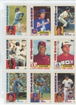 1984-1988 Topps Tiffany Lot of 116 Different Baseball Cards (Hall of Famers and Stars) NM-MT