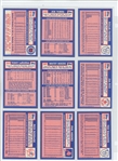 1984-1988 Topps Tiffany Lot of 116 Different Baseball Cards (Hall of Famers and Stars) NM-MT