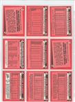 1984-1988 Topps Tiffany Lot of 116 Different Baseball Cards (Hall of Famers and Stars) NM-MT