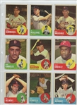 Lot of 179 1963 Topps Baseball w/ HOF Mantle, Berra, Brooks Robinson, Warren Spahn