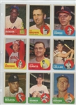 Lot of 179 1963 Topps Baseball w/ HOF Mantle, Berra, Brooks Robinson, Warren Spahn