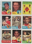 Lot of 179 1963 Topps Baseball w/ HOF Mantle, Berra, Brooks Robinson, Warren Spahn