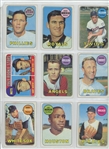 Lot of 377 1969 Topps Baseball w/ HOF incl. 12 Leader Cards, Joe Morgan, Lou Brock, Mantle Checklist 