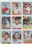 Lot of 123 1966 Topps Baseball w/ HOF incl. Sandy Koufax, Richie Allen, Carl Yastrzemski, Tony Perez and tother