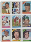 Lot of 123 1966 Topps Baseball w/ HOF incl. Sandy Koufax, Richie Allen, Carl Yastrzemski, Tony Perez and tother